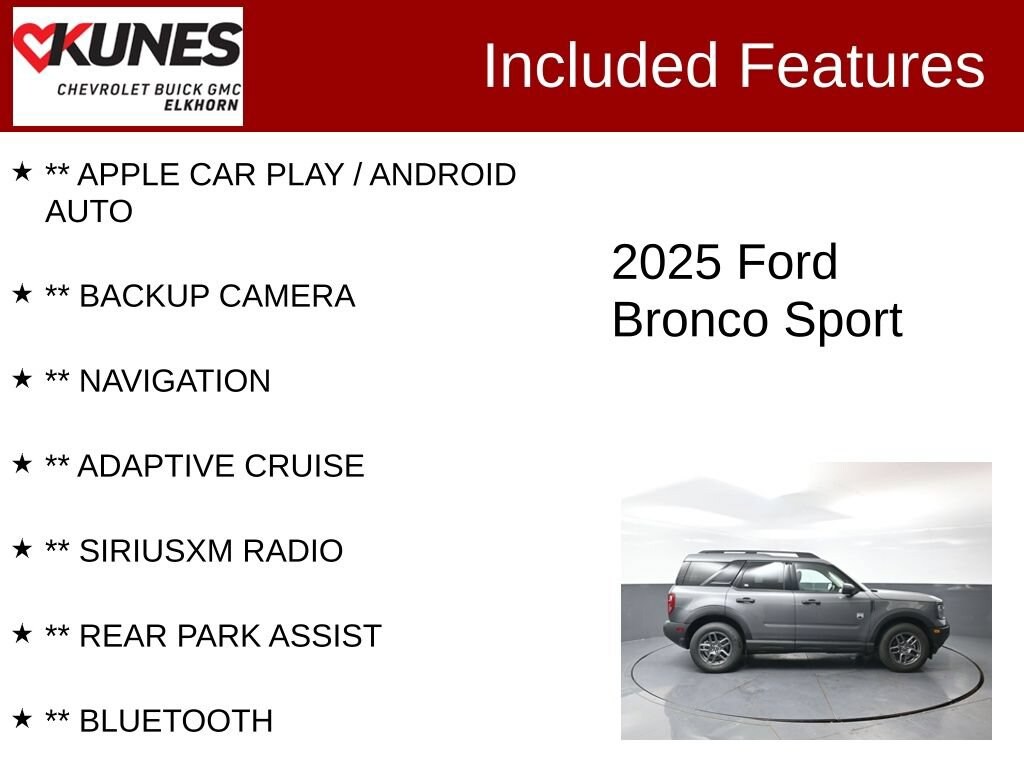 Used 2025 Ford Bronco Sport Big Bend