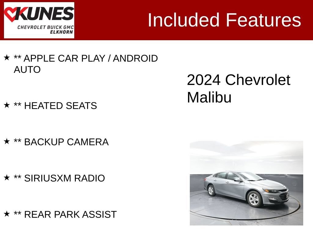 Used 2024 Chevrolet Malibu 1LT Car