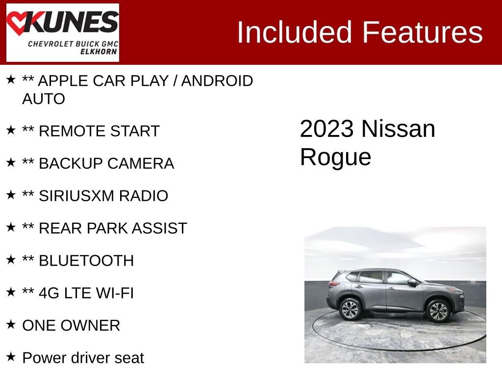 Used 2023 Nissan Rogue SV