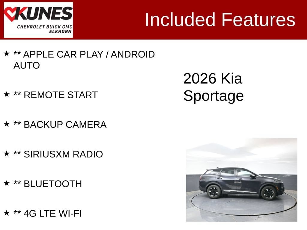 Used 2026 Kia Sportage LX