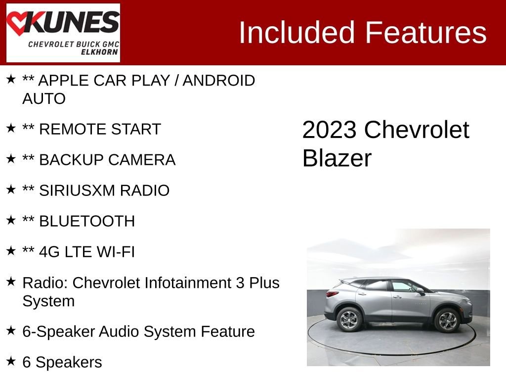 Used 2023 Chevrolet Blazer 2LT SUV