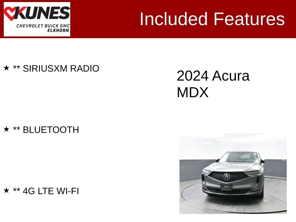 Used 2024 Acura MDX w/A-Spec Package