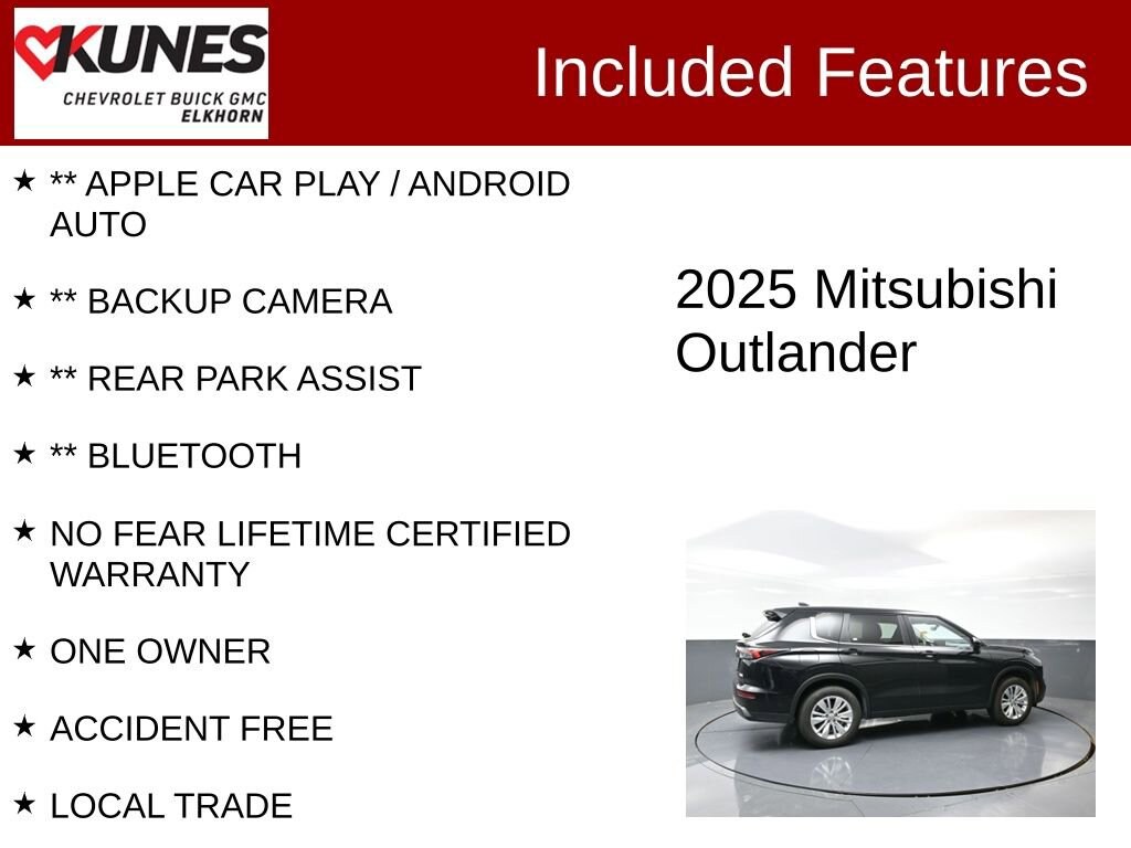 Used 2025 Mitsubishi Outlander ES