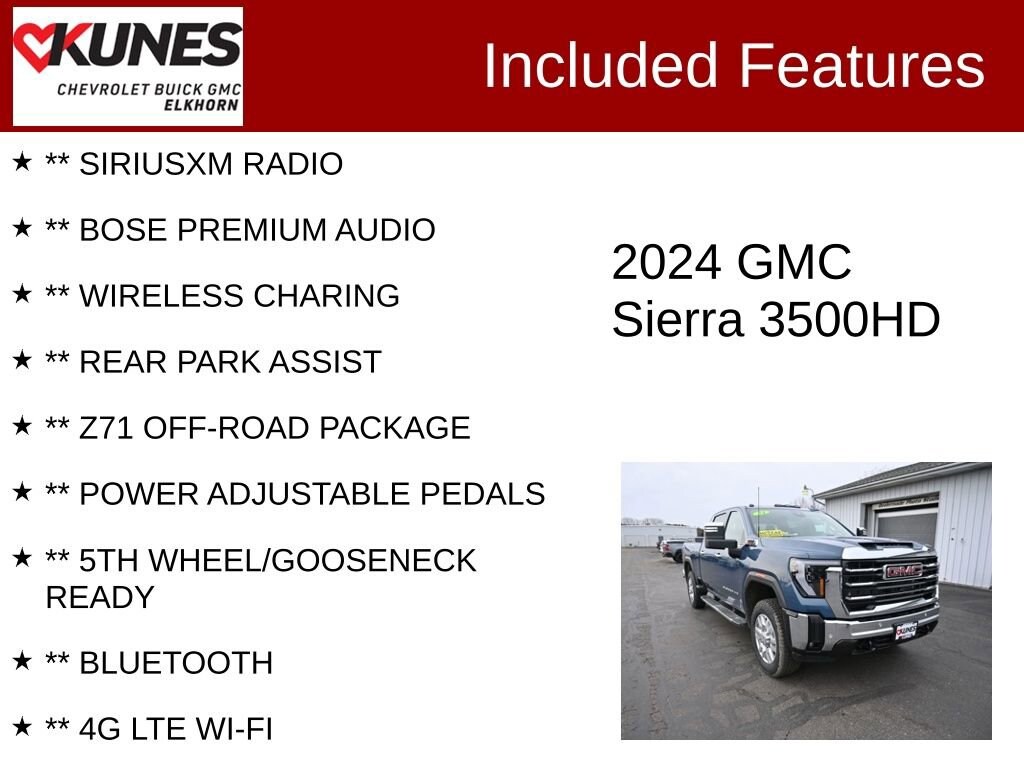 Used 2024 GMC Sierra 3500 HD SLT Truck