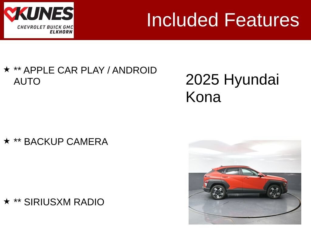 Used 2025 Hyundai Kona SEL