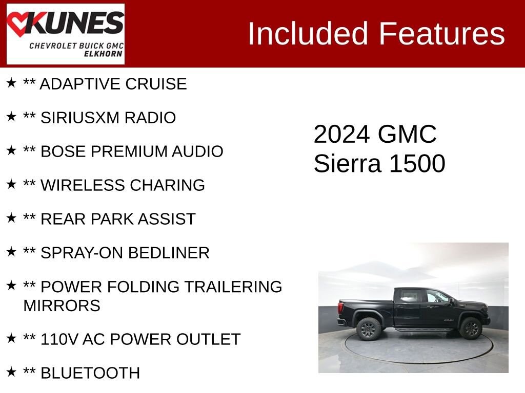 Used 2024 GMC Sierra 1500 AT4X Truck