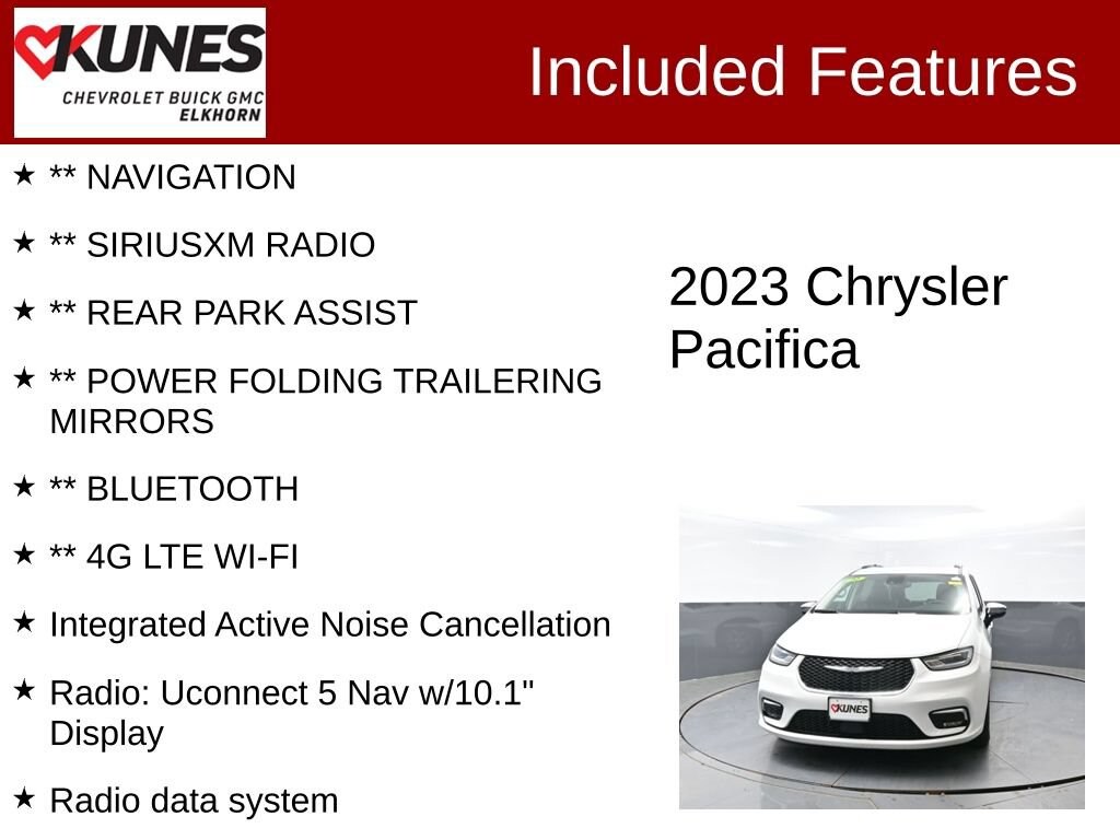 Used 2023 Chrysler Pacifica Limited