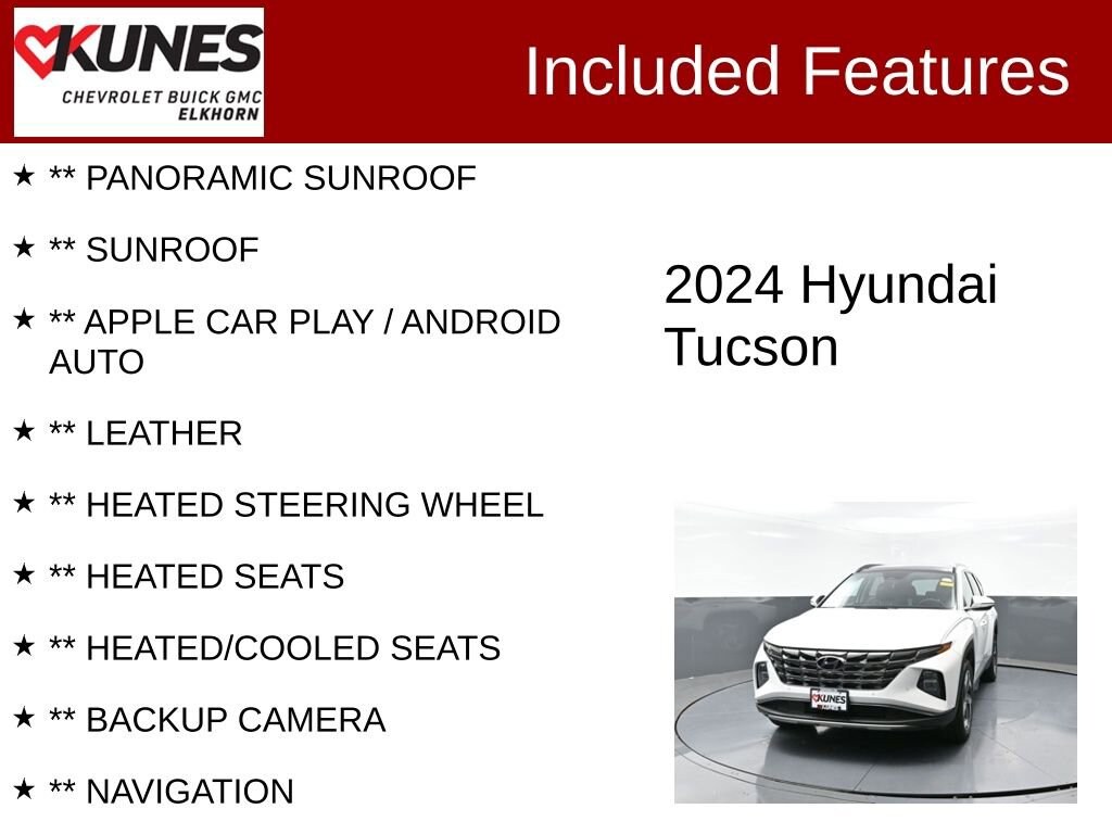 Used 2024 Hyundai Tucson Limited
