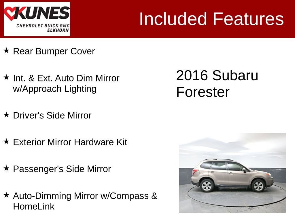 Used 2016 Subaru Forester 2.5i Premium