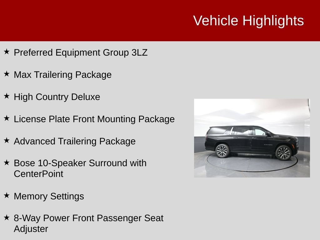 New 2026 Chevrolet Suburban High Country SUV