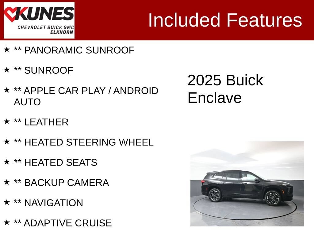 Used 2025 Buick Enclave Sport Touring SUV