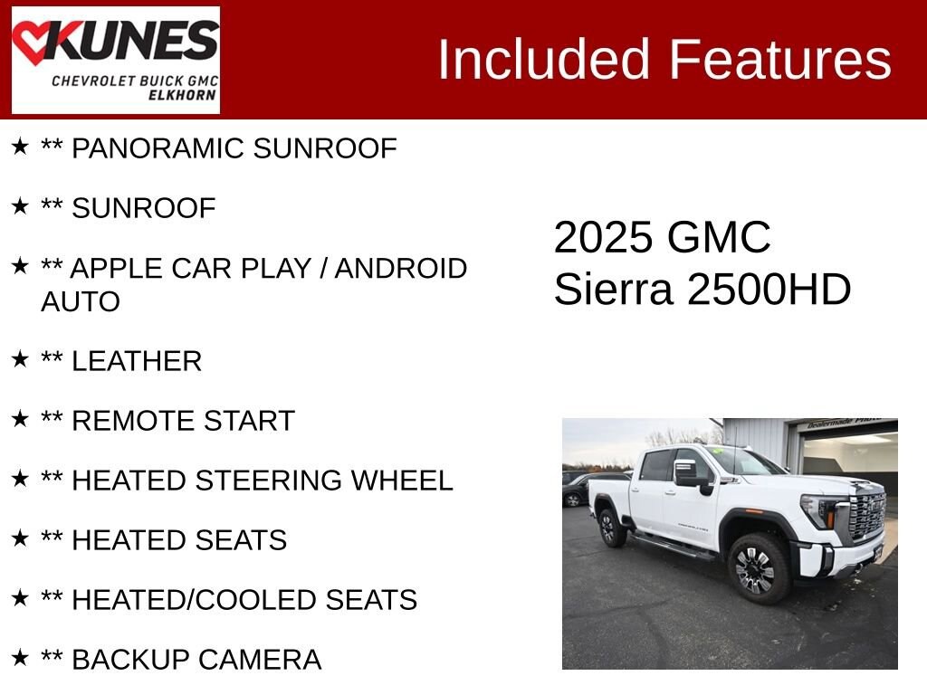 Used 2025 GMC Sierra 2500 HD Denali Truck