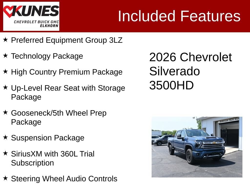 Used 2026 Chevrolet Silverado 3500 HD High Country Truck
