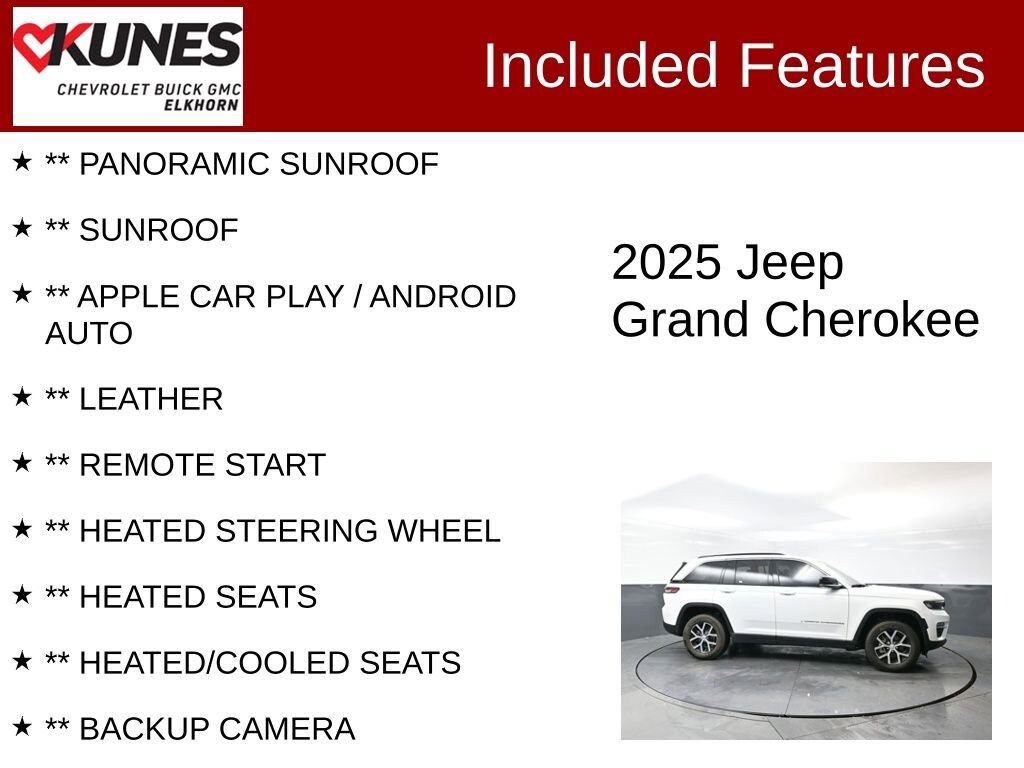 Used 2025 Jeep Grand Cherokee Limited