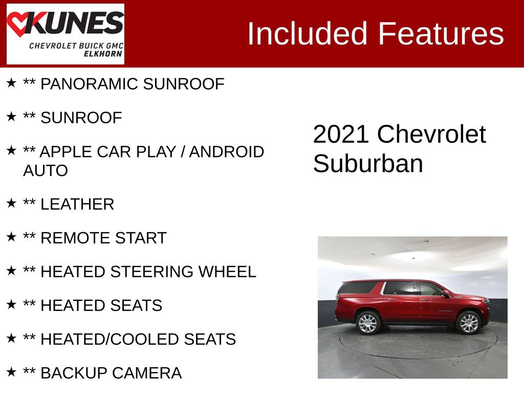 Used 2021 Chevrolet Suburban High Country SUV