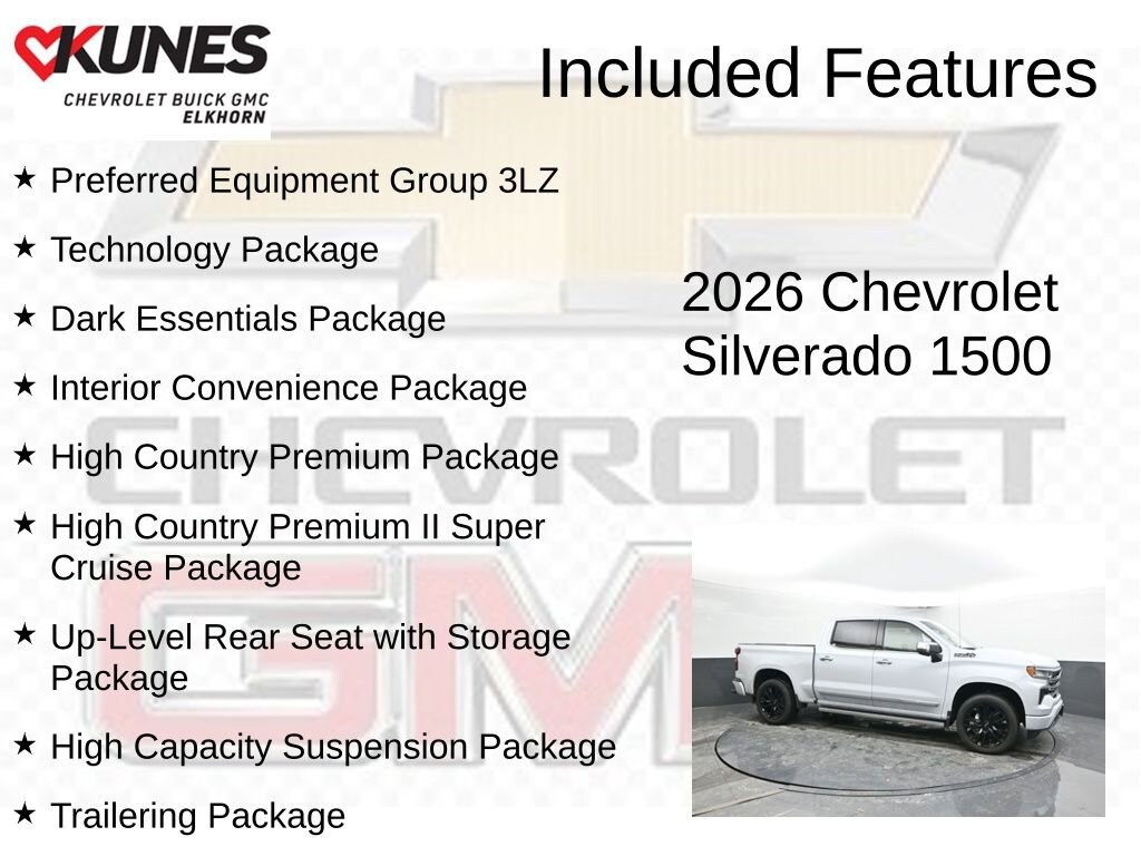 New 2026 Chevrolet Silverado 1500 High Country Truck