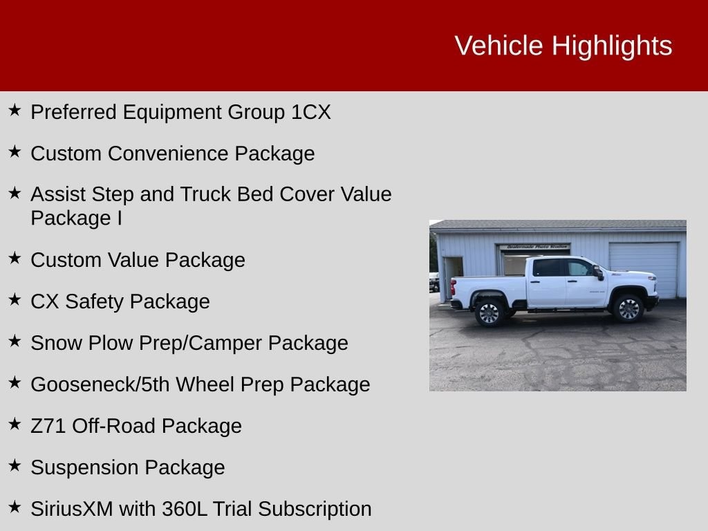 New 2026 Chevrolet Silverado 2500 HD Custom Truck