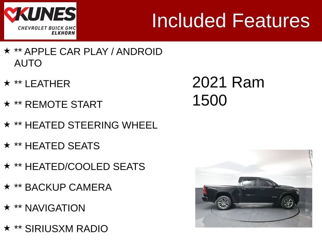 Used 2021 Ram 1500 Laramie