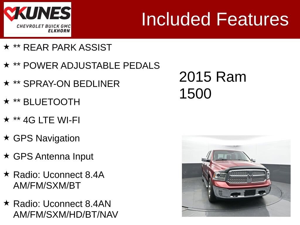 Used 2015 Ram 1500 Laramie