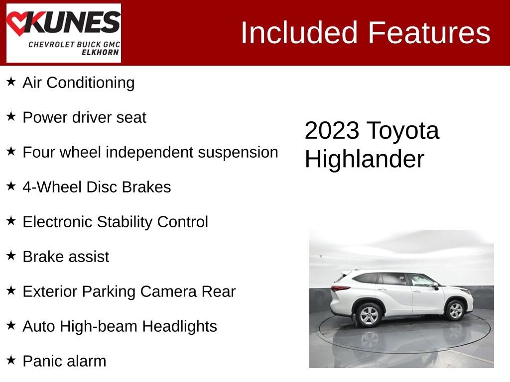 Used 2023 Toyota Highlander L