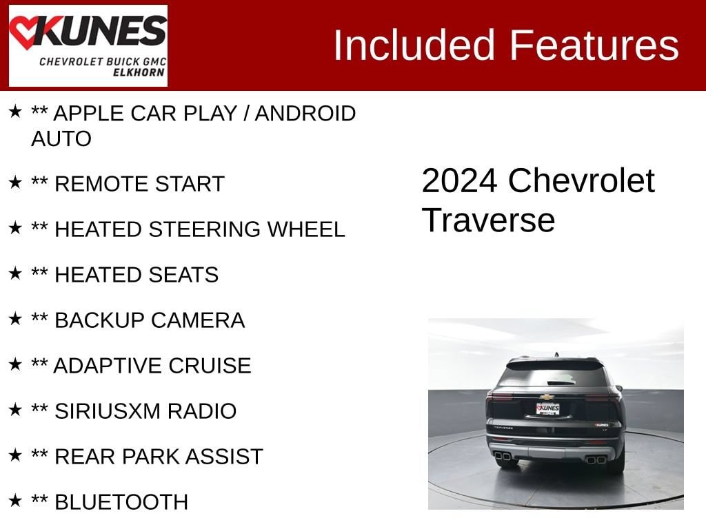 Used 2024 Chevrolet Traverse LT SUV
