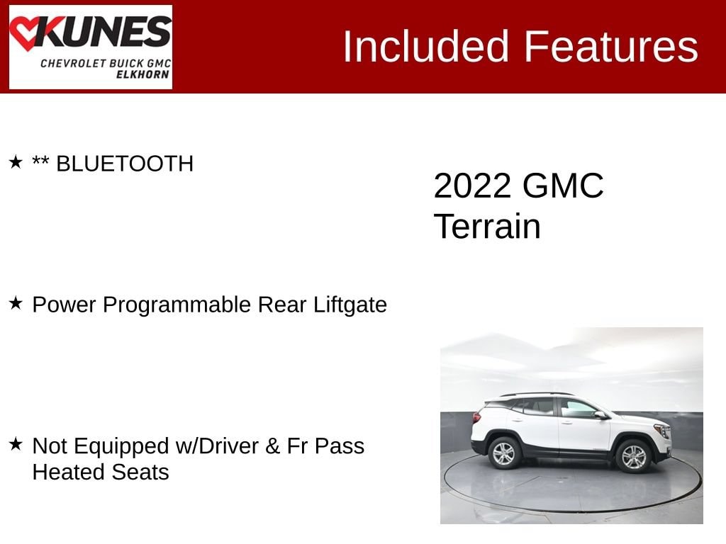 Used 2022 GMC Terrain SLE SUV