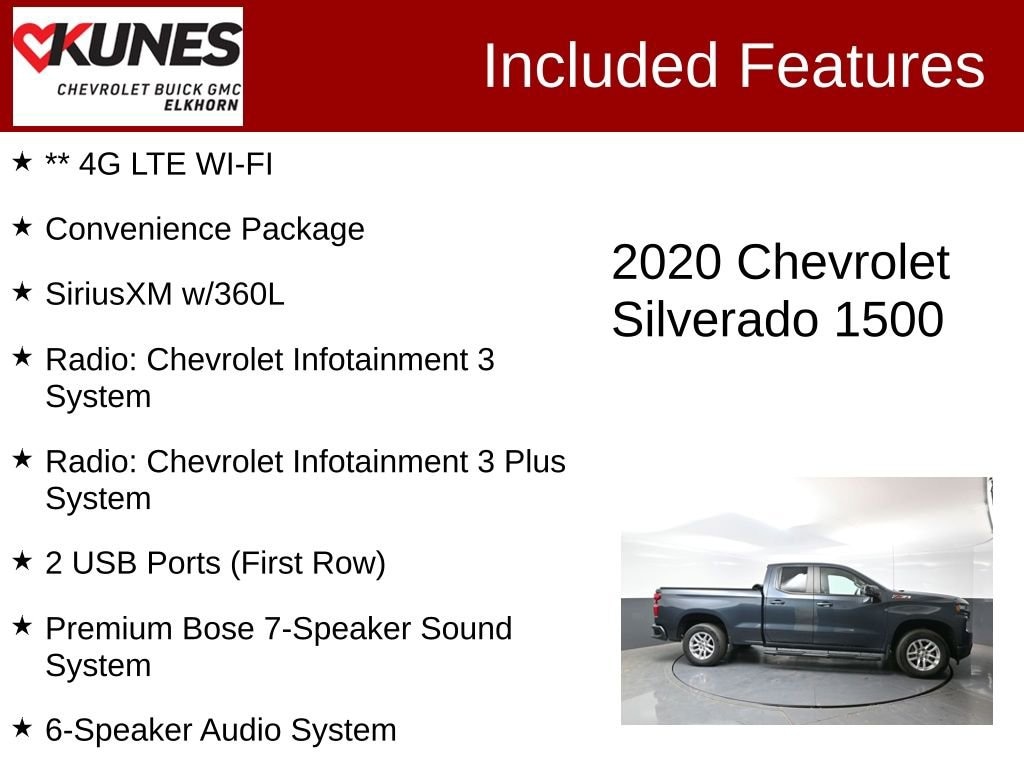 Used 2020 Chevrolet Silverado 1500 RST Truck