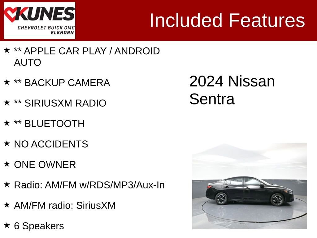 Used 2024 Nissan Sentra SV