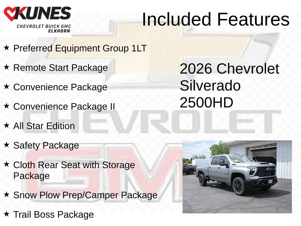 New 2026 Chevrolet Silverado 2500 HD LT Truck