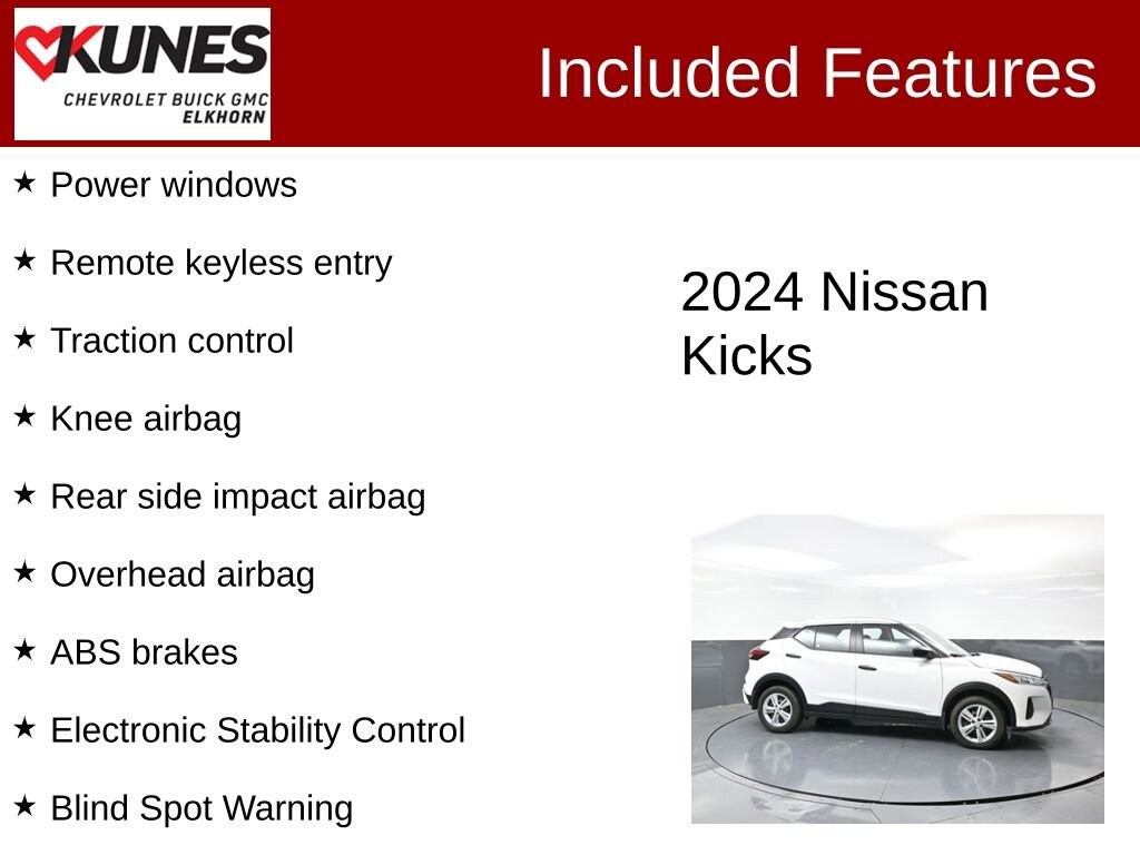 Used 2024 Nissan Kicks S