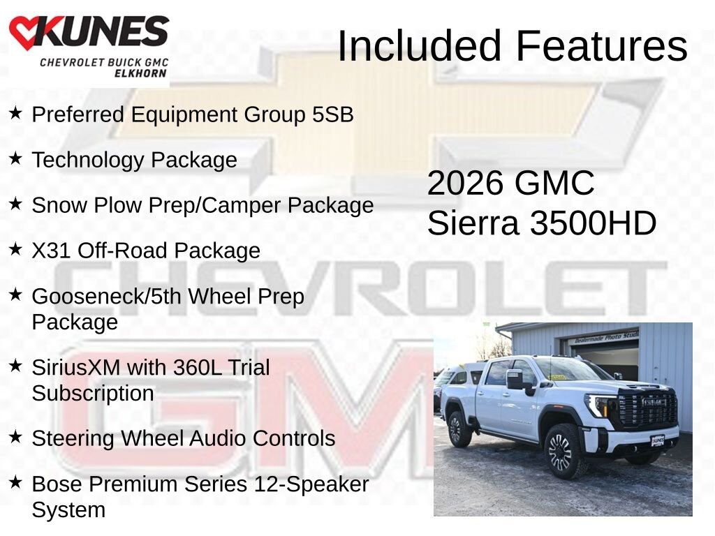 New 2026 GMC Sierra 3500 HD Denali Ultimate Truck