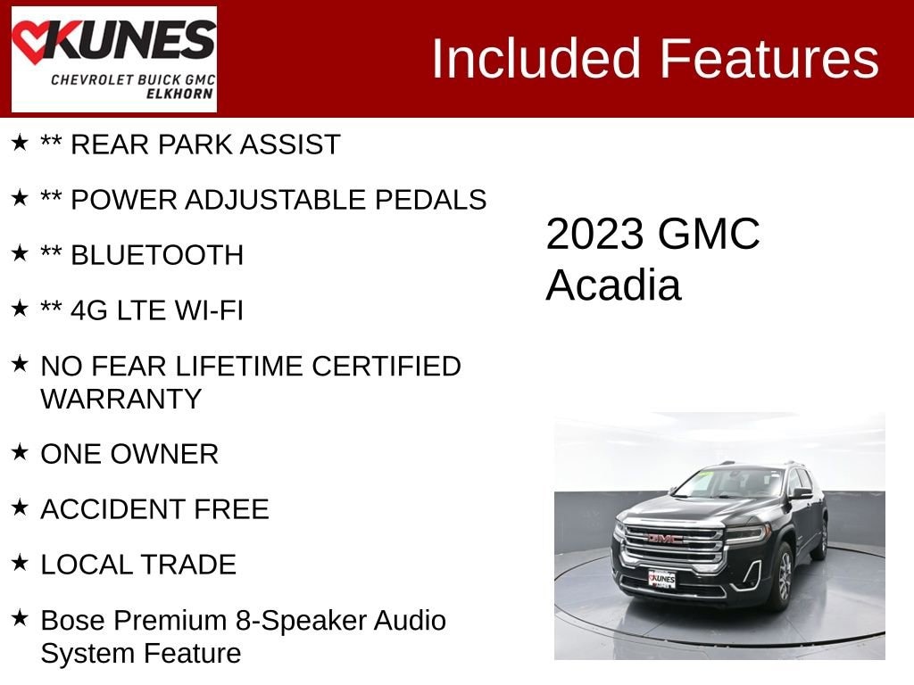 Used 2023 GMC Acadia SLT SUV