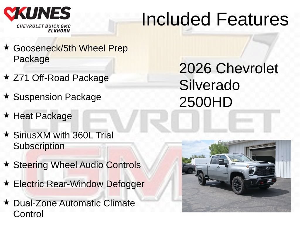 New 2026 Chevrolet Silverado 2500 HD LT Truck