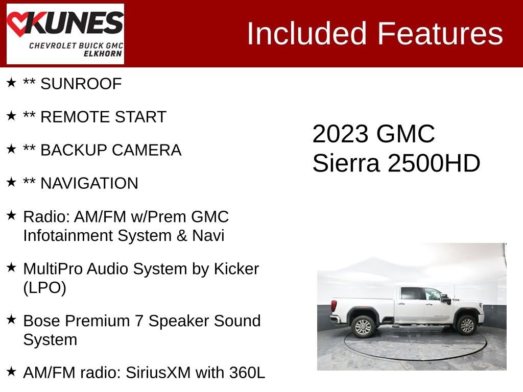 Used 2023 GMC Sierra 2500 HD Denali Truck