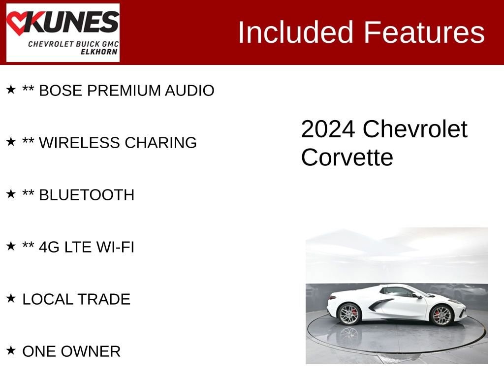 Used 2024 Chevrolet Corvette Stingray 2LT Performance