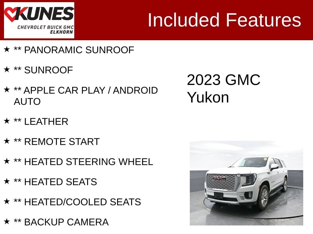 Used 2023 GMC Yukon Denali SUV