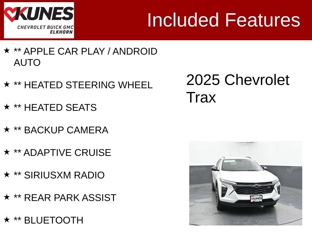 Used 2025 Chevrolet Trax 2RS SUV