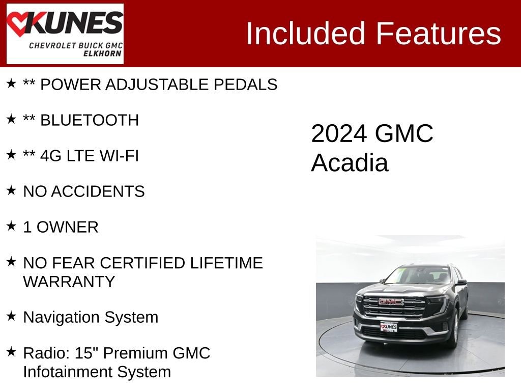 Used 2024 GMC Acadia Elevation SUV