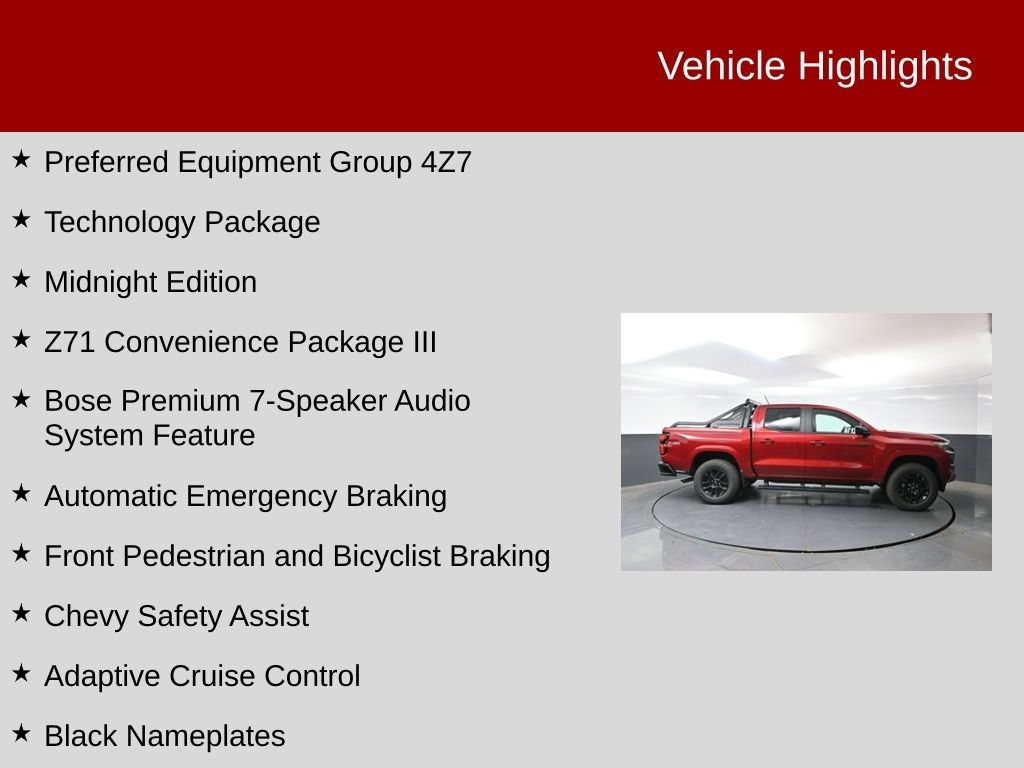 New 2026 Chevrolet Colorado Z71 Truck