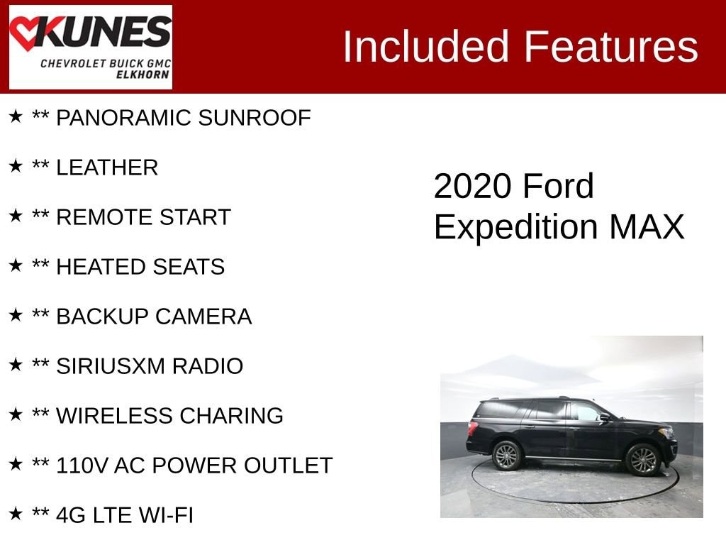 Used 2020 Ford Expedition Max Limited