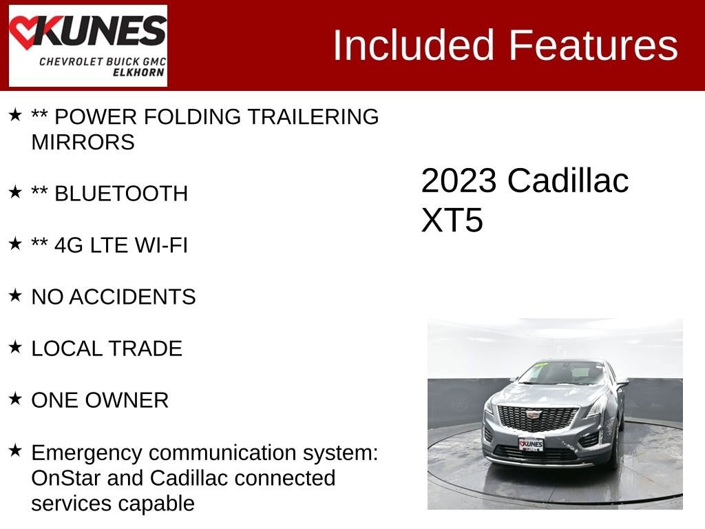 Used 2023 CADILLAC XT5 Premium Luxury SUV