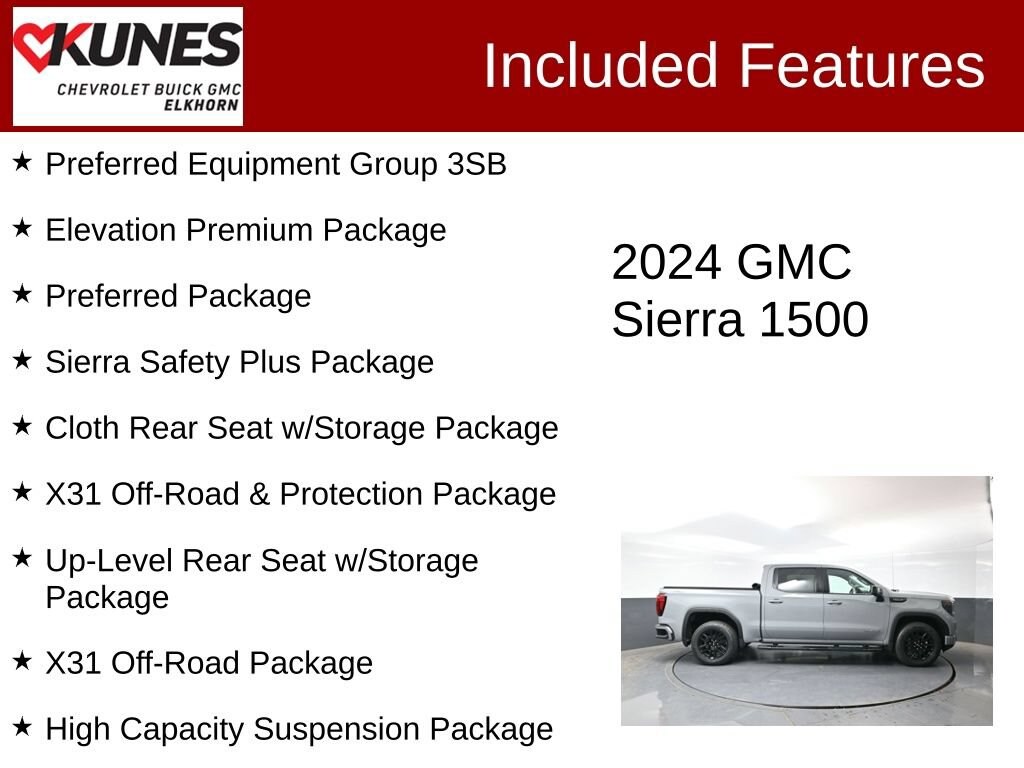 Used 2024 GMC Sierra 1500 Elevation Truck
