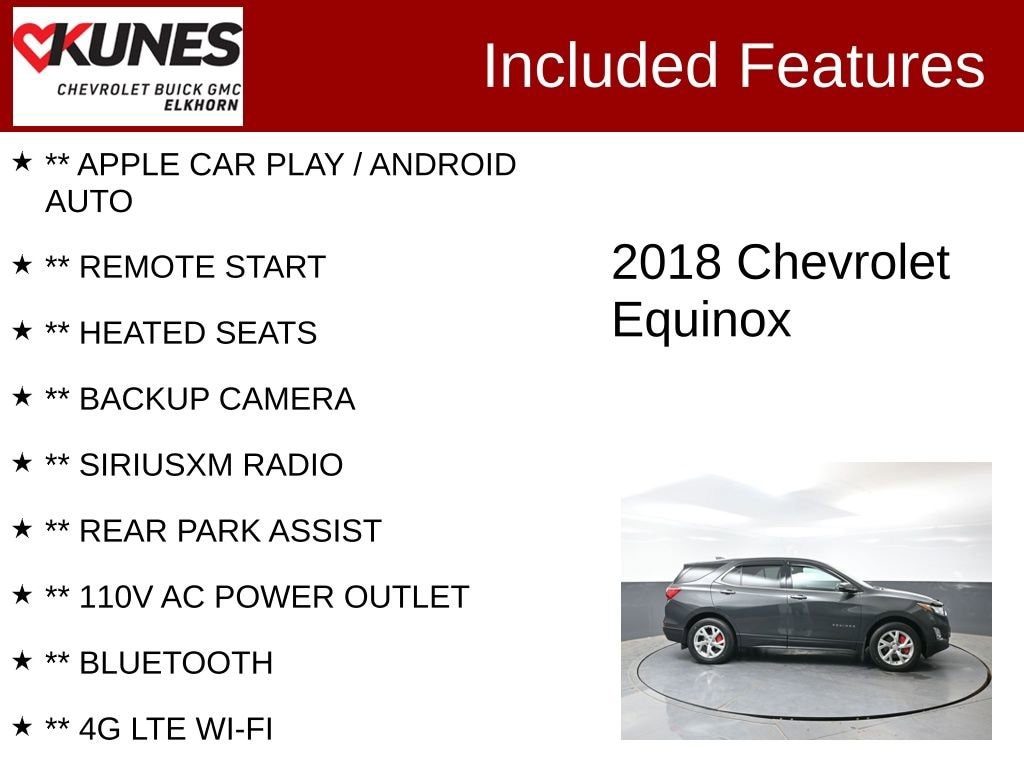 Used 2018 Chevrolet Equinox LT SUV
