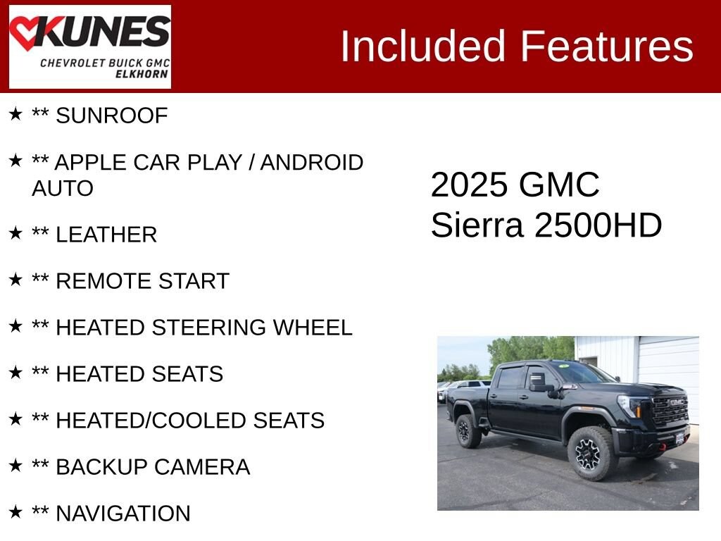 Used 2025 GMC Sierra 2500 HD AT4X Truck