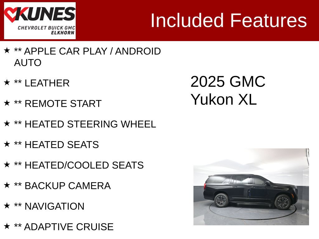 Used 2025 GMC Yukon XL Elevation SUV