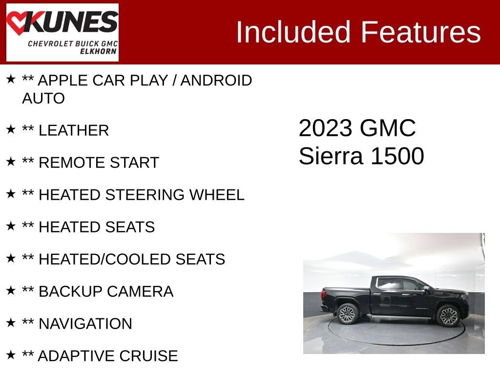 Used 2023 GMC Sierra 1500 Denali Ultimate Truck
