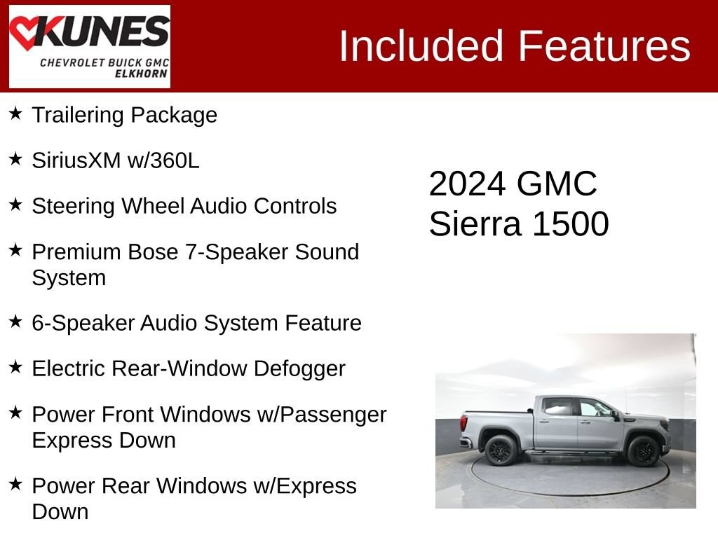 Used 2024 GMC Sierra 1500 Elevation Truck