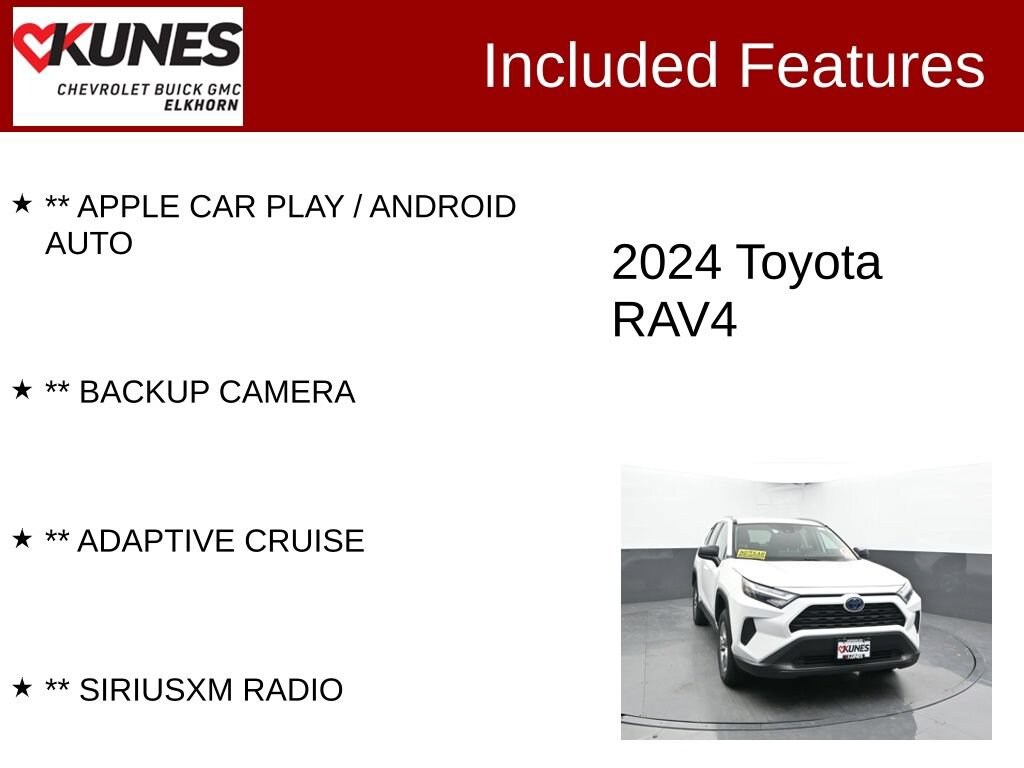 Used 2024 Toyota RAV4 Hybrid LE