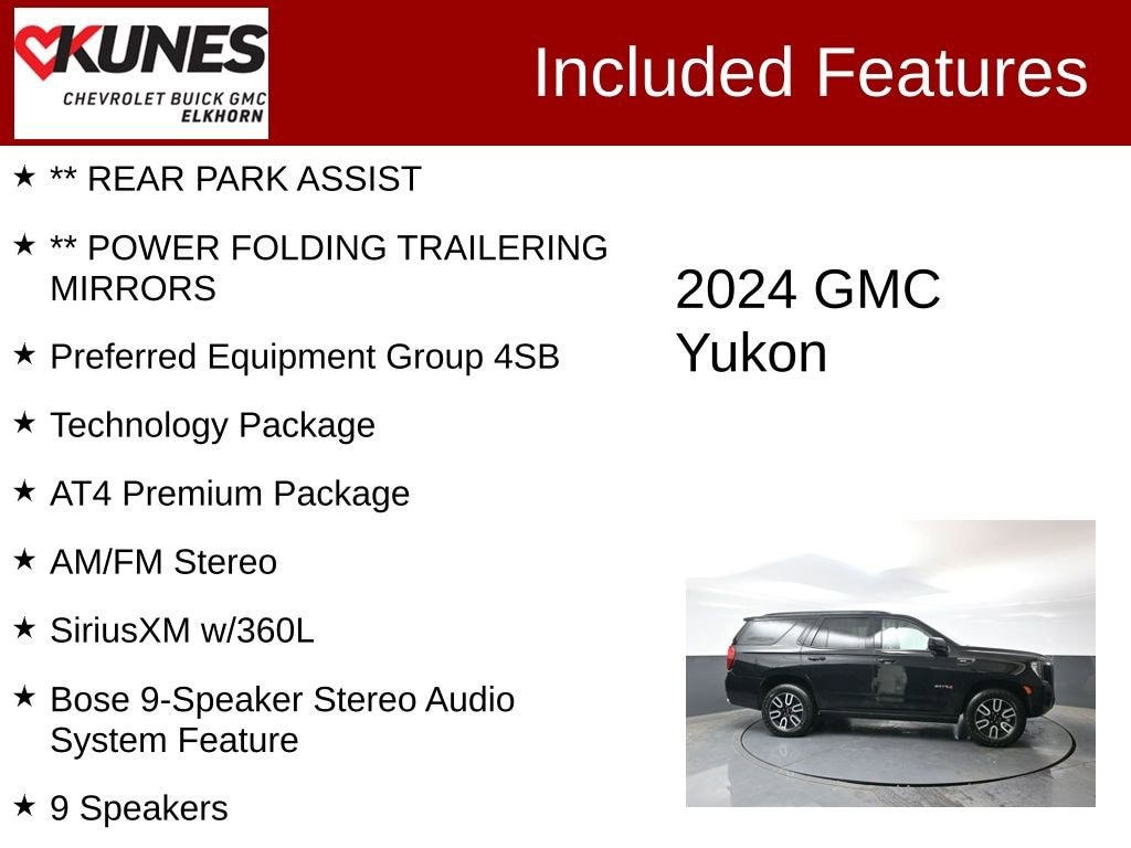 Used 2024 GMC Yukon AT4 SUV