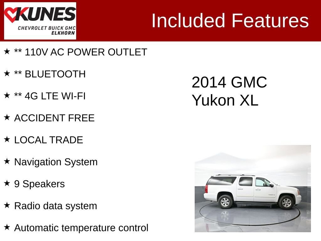 Used 2014 GMC Yukon XL SLT SUV